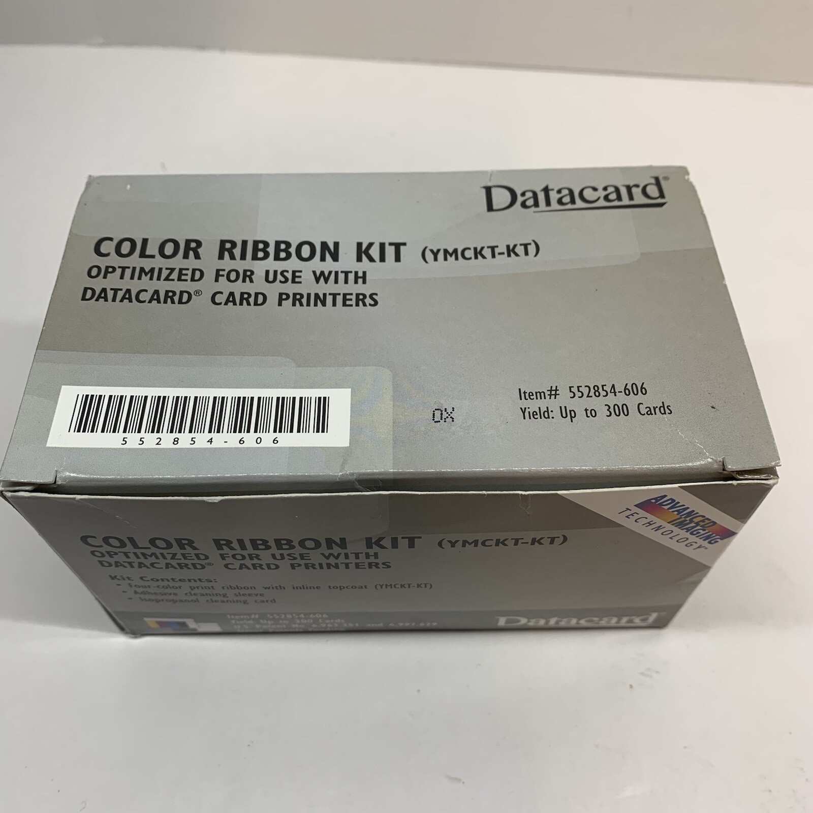 New Datacard Color Ribbon Kit YMCKT-KT 552854-606 Complete