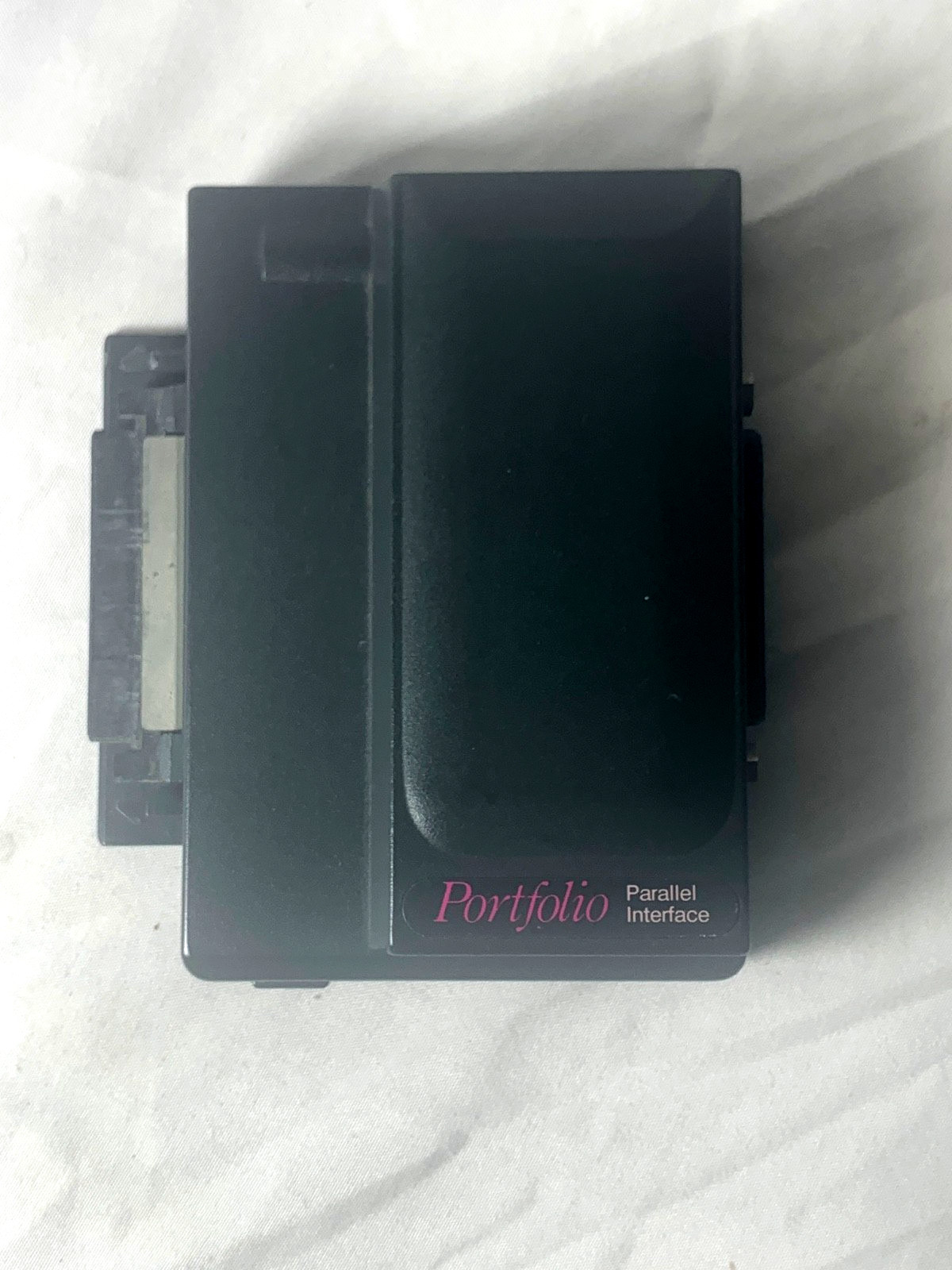 Atari Portfolio HPC-101 Black 25-Pin Smart Parallel Interface Expansion Module