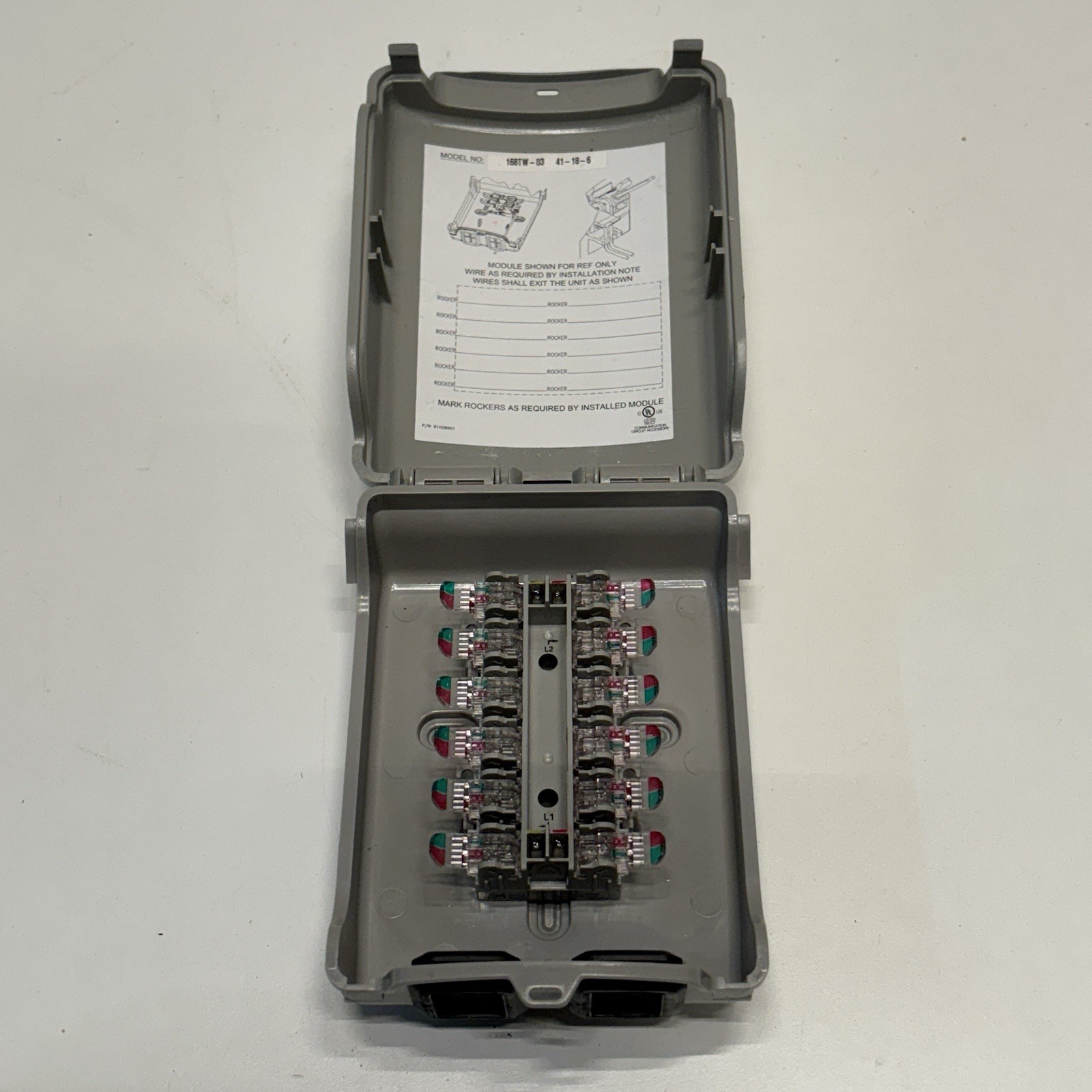 Tii Technologies p/n 168-03 Outdoor Wire NID Enclosure 33-10-5 91028901