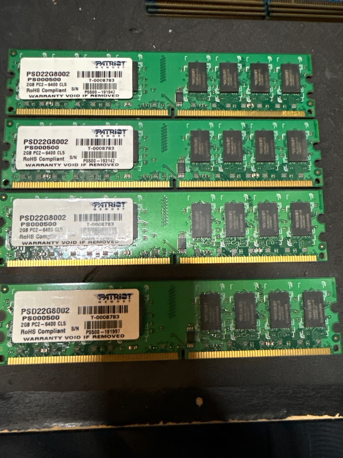 Patriot Memory Signature 2 GB DIMM 800 MHzMemory (PSD22G8002)