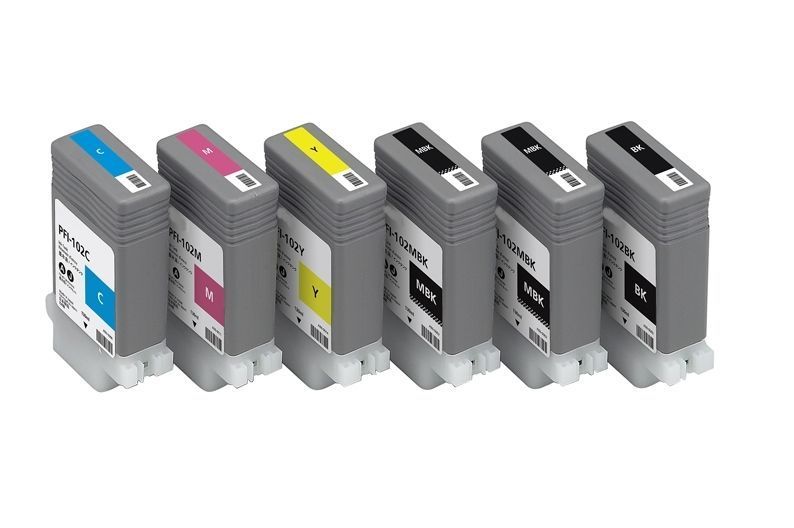 Ink for Canon iPF680 iPF685 iPF780 iPF785 / PFI-107 MBK BK C M Y Ink Cartridge