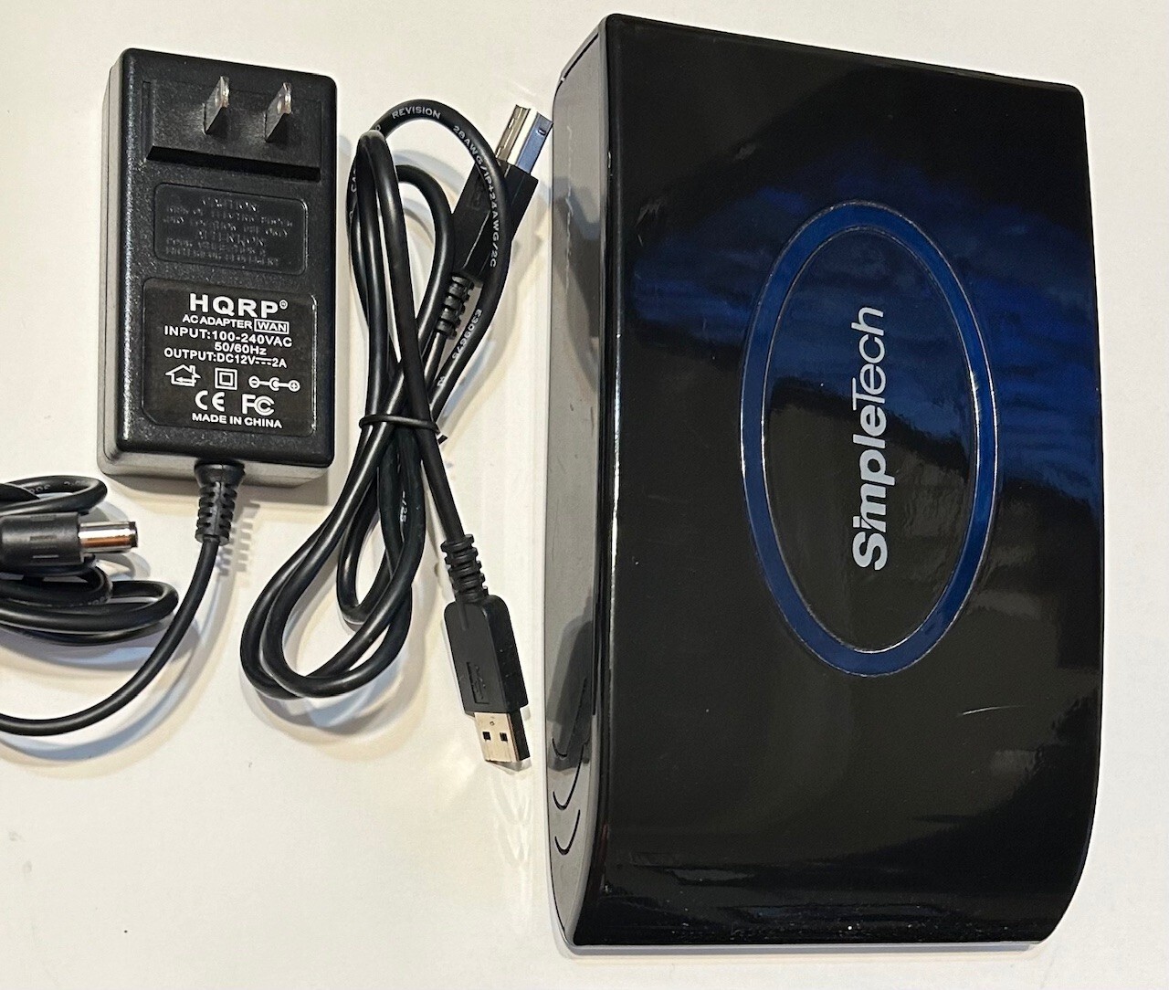 SimpleTech Mac External Hard Drive 500GB  Works  MAC or Other OS's