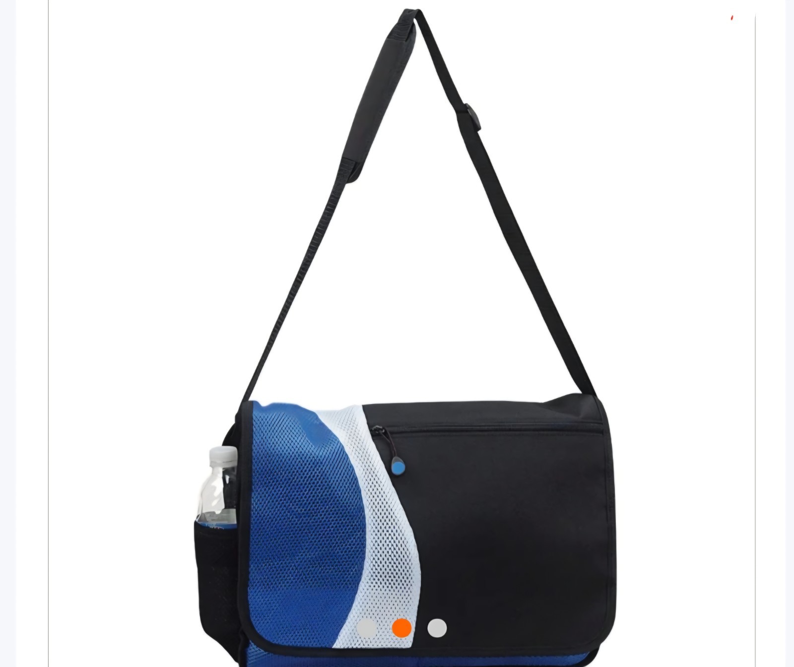 Messenger Bag with Carrying Strap in Blue
