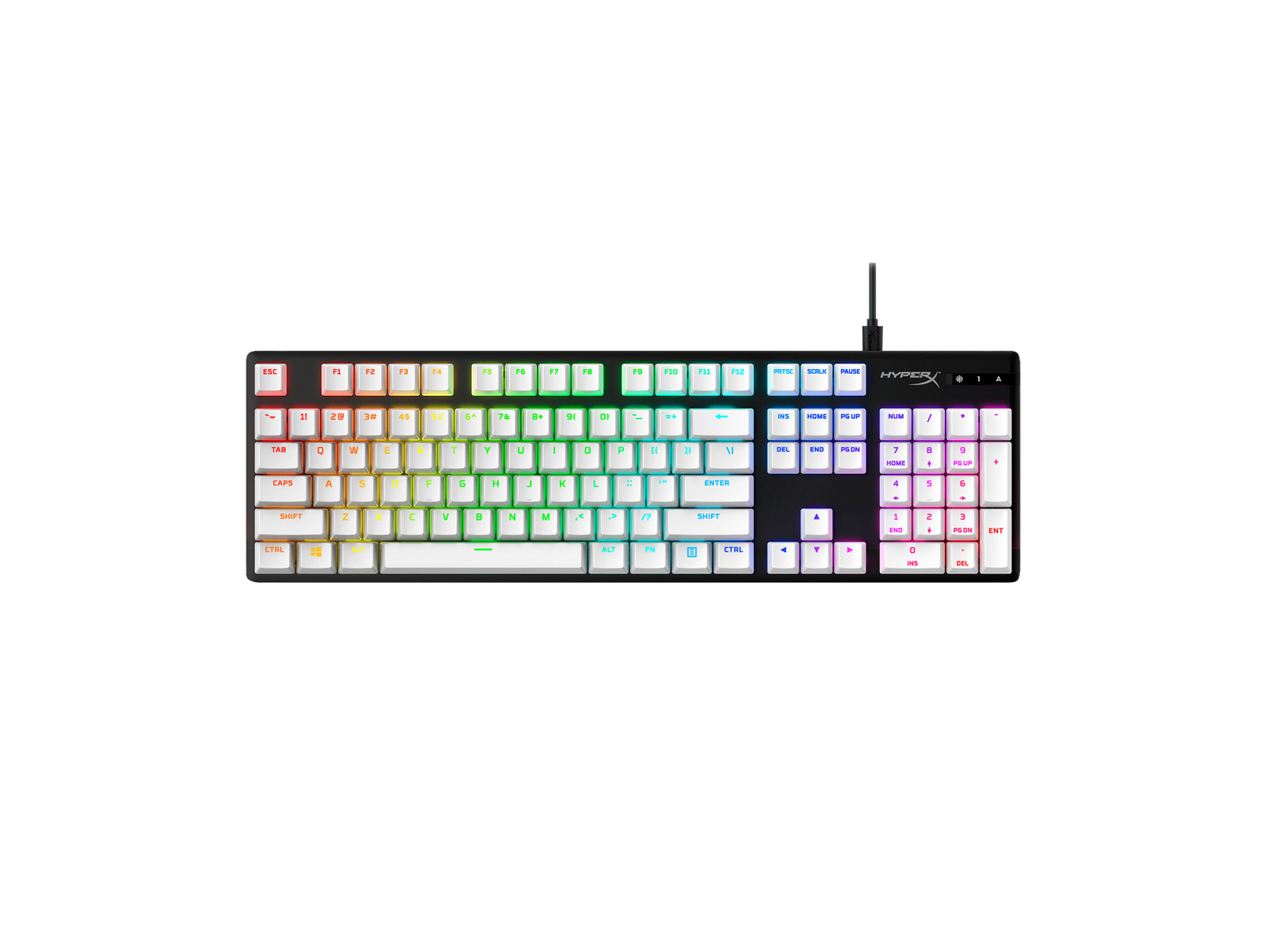 HyperX Full key Set Keycaps - PBT (White)
