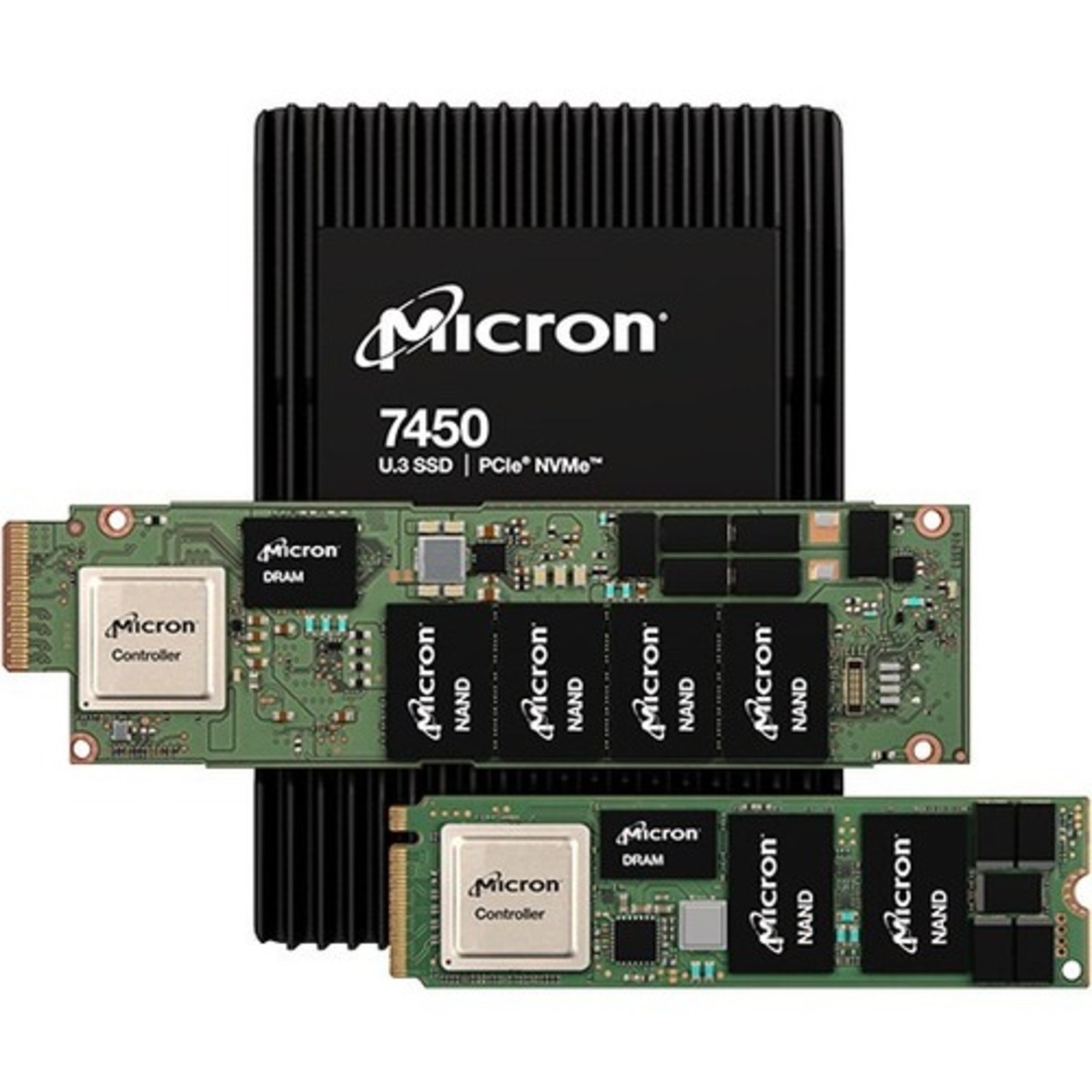 Micron Technology - MTFDKBG960TFR-1BC1ZABYYR - Micron 7450 PRO 960 GB Solid