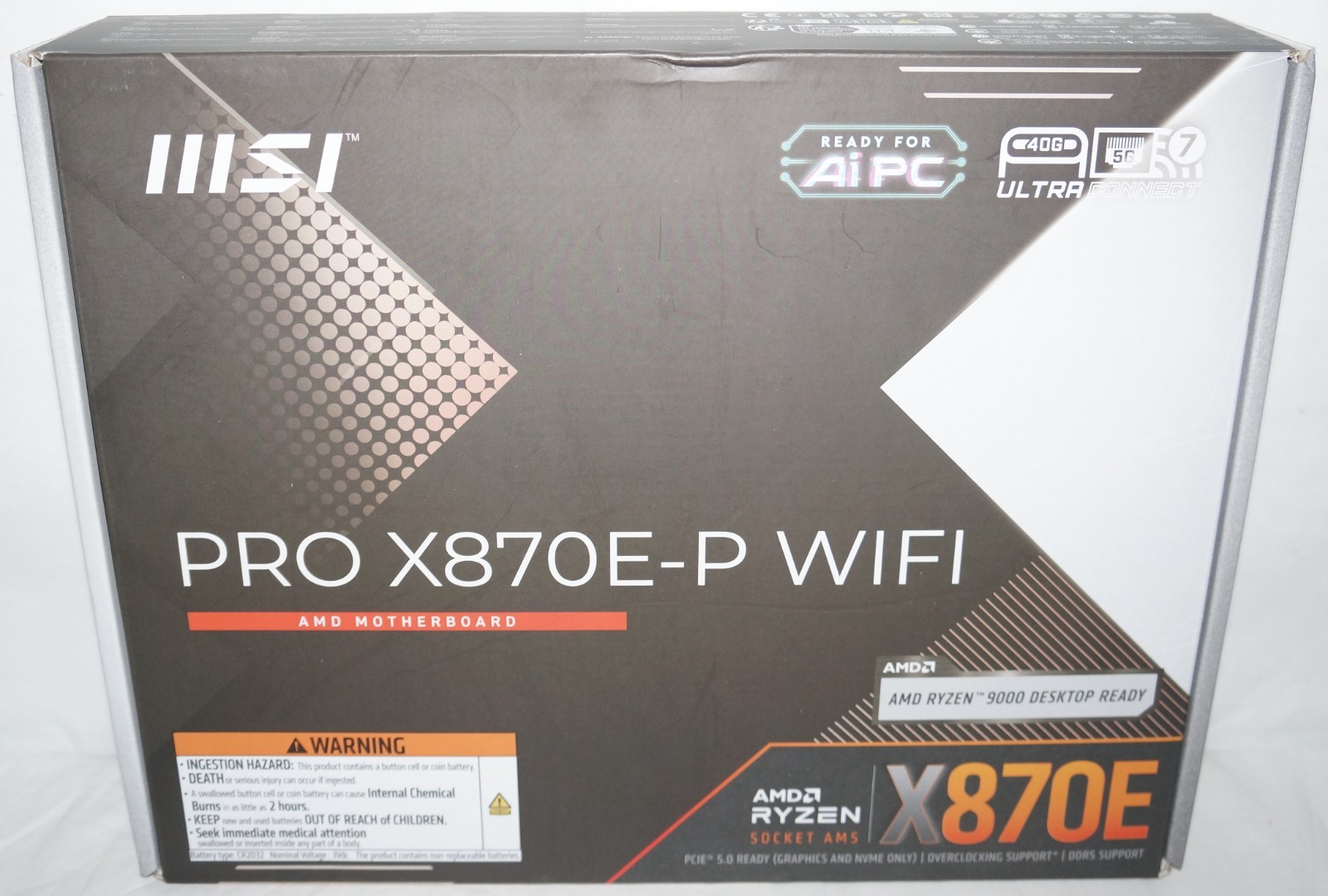 New MSI PRO X870E-P WIFI AMD Socket AM5 DDR5 Wi-Fi7 ATX Gaming Motherboard