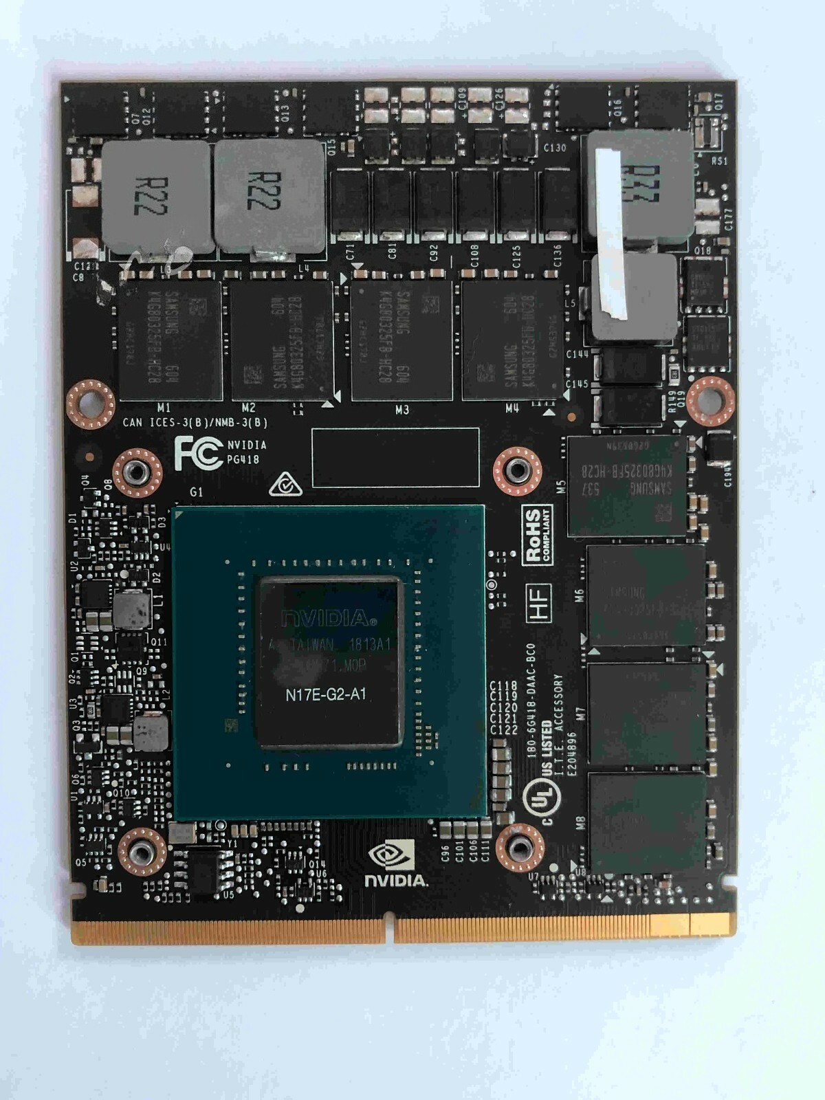 for Nvidia GeForce GTX1070 8GB DDR5 MXM3. Dell M17X R4 HP MSI Clevo VIDEO CARD