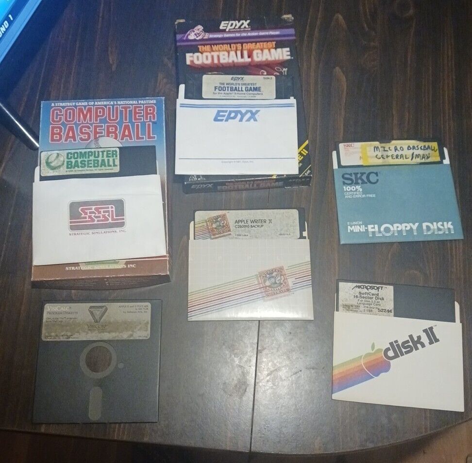 1981 Apple Computer Disc Lot