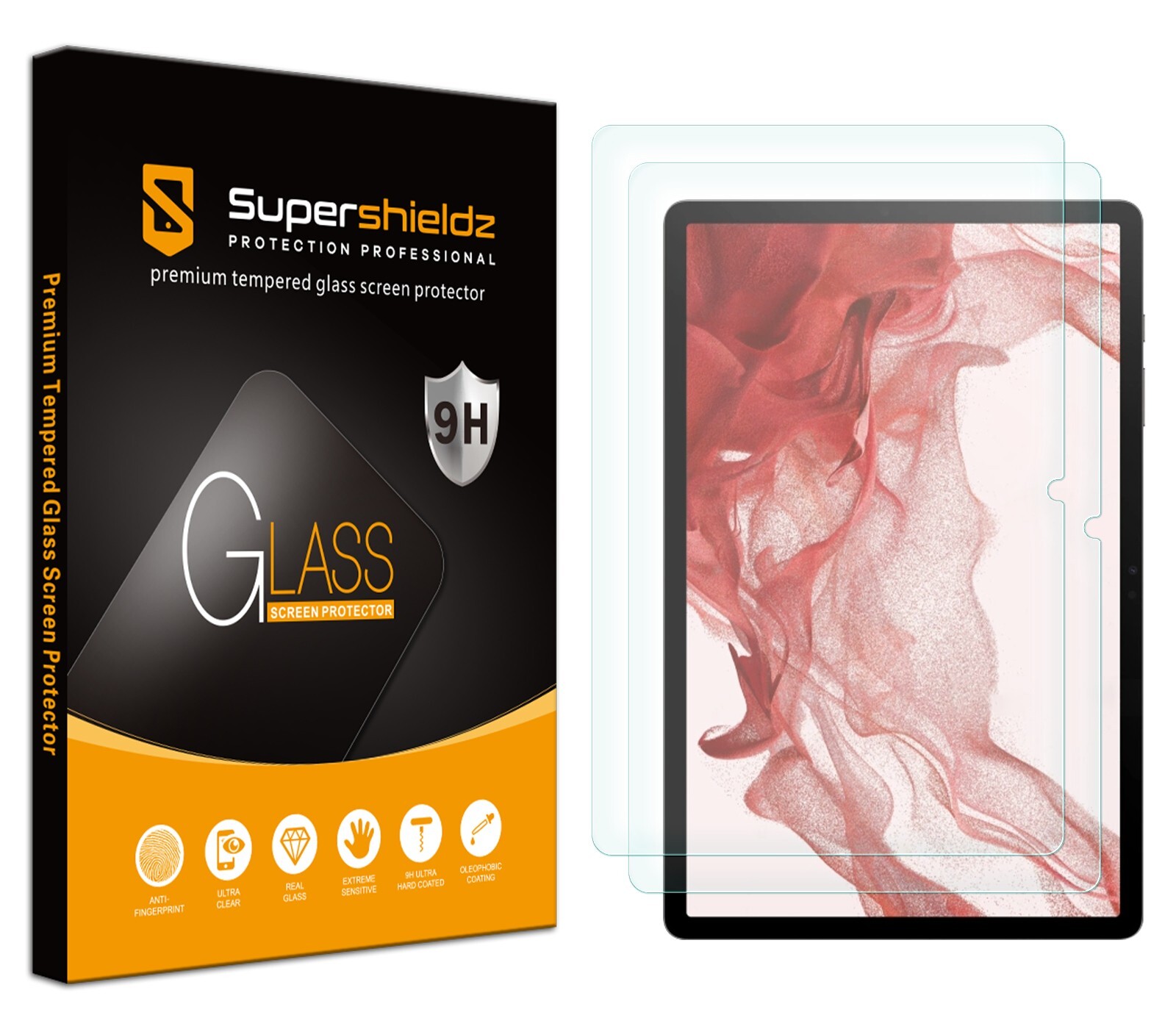 2x Supershieldz Tempered Glass Screen Protector for Samsung Galaxy Tab S10 FE