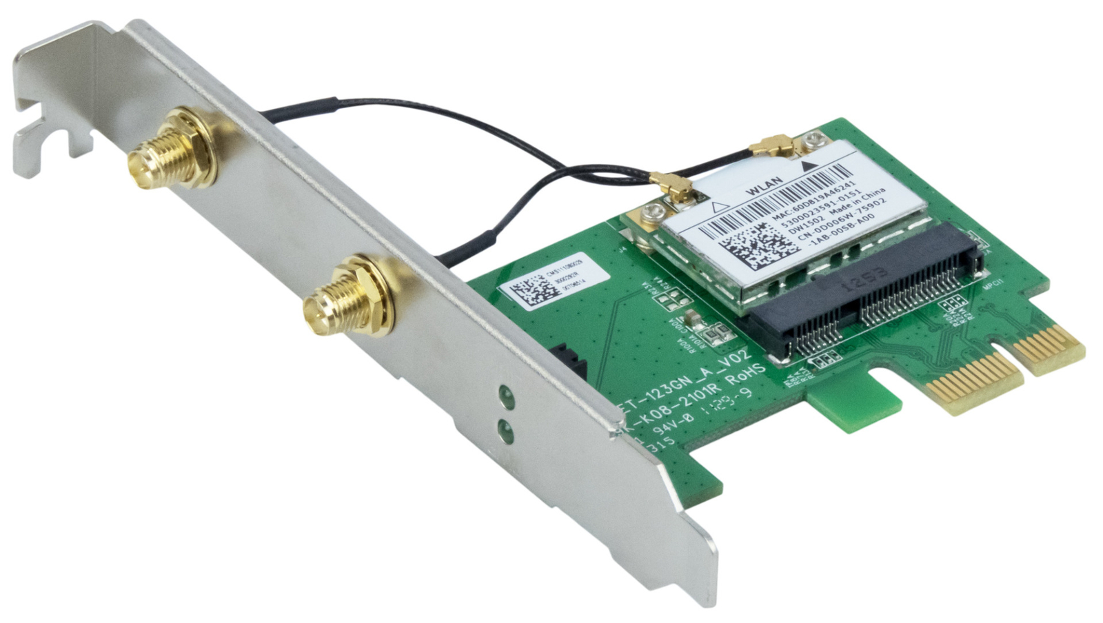 WIRELESS ADAPTER DELL WPET-123GN-A-V02 PCI-E 056CGK