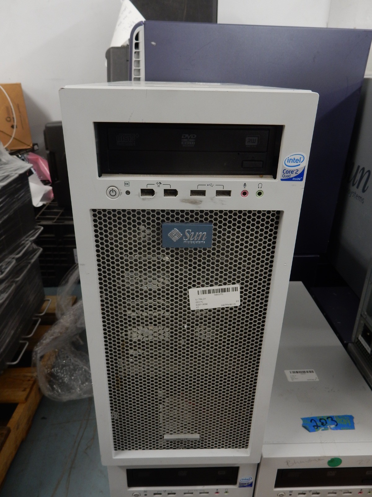 SUN ULTRA 24 Work Station Intel Core 2 Quad Q6600 2.40GHz 8GB - No side cover