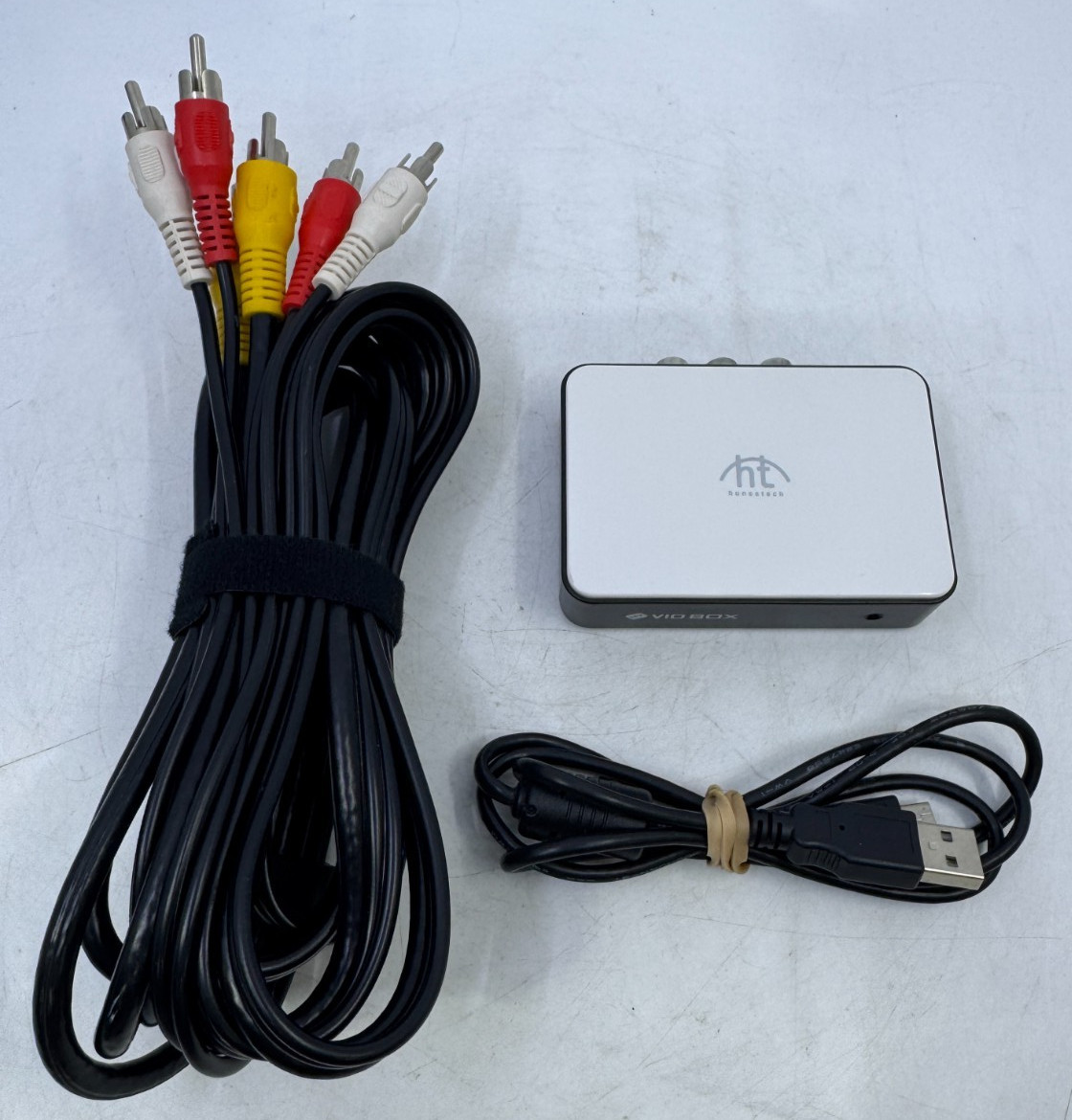HT Honestech MY VIDBOX Capture & Transfer Video VHS to DVD w/ Cables 