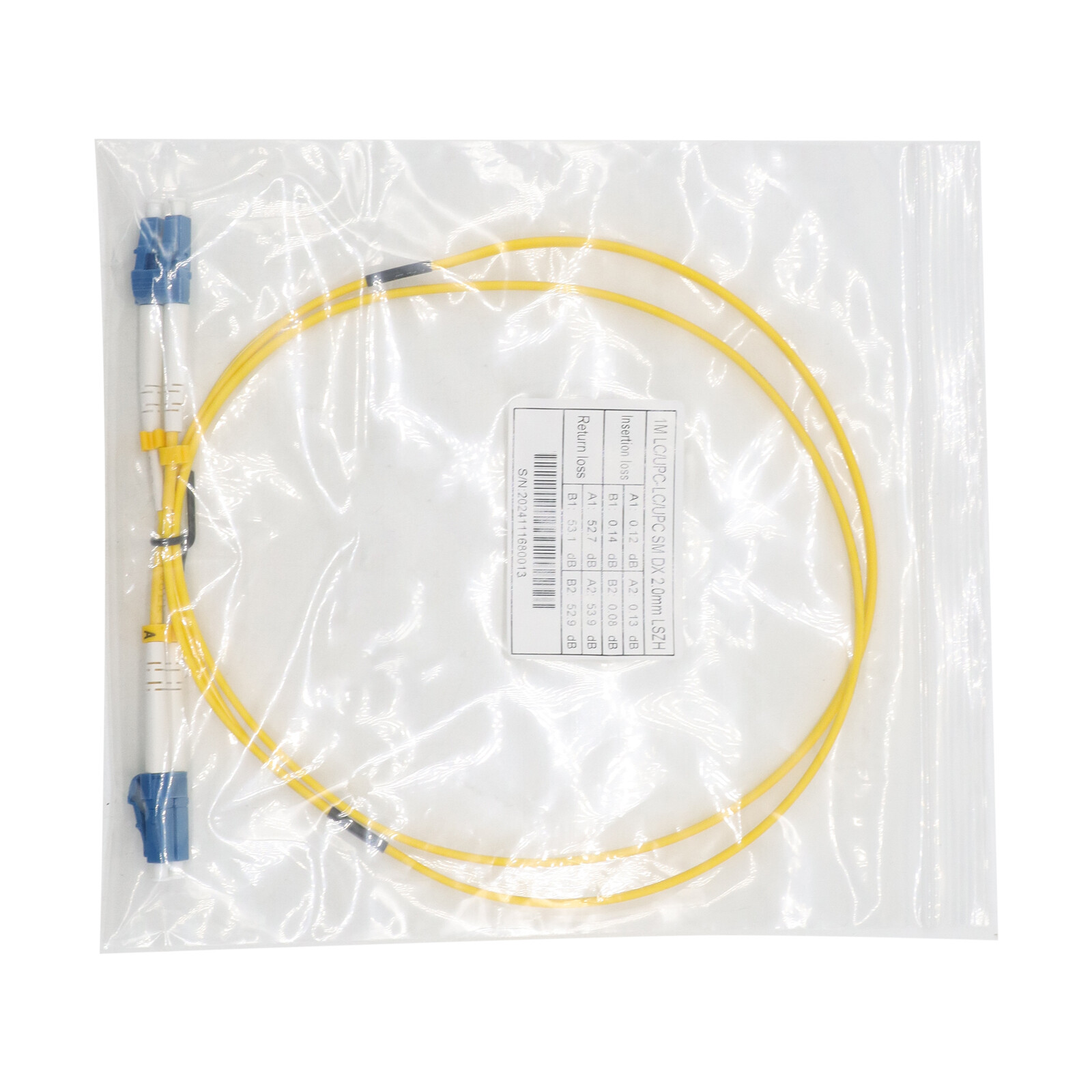 1m 2m 5m 10m 15m LC UPC to LC UPC Duplex Single OS2 9/125 Fiber Optic Cable NEW