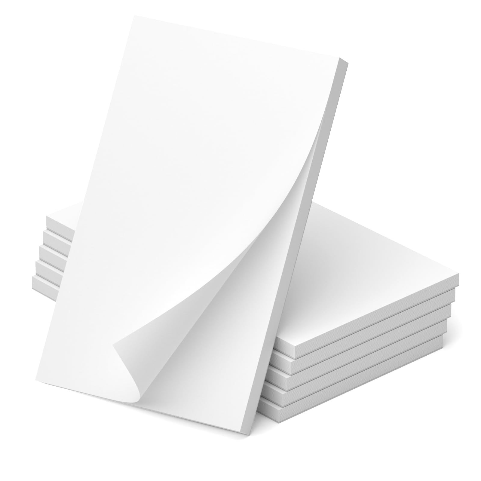 Note Pads 3x5, 6 Pack Small Notepads 3x5 Memo Pads, 3 x 5 Inch, White 