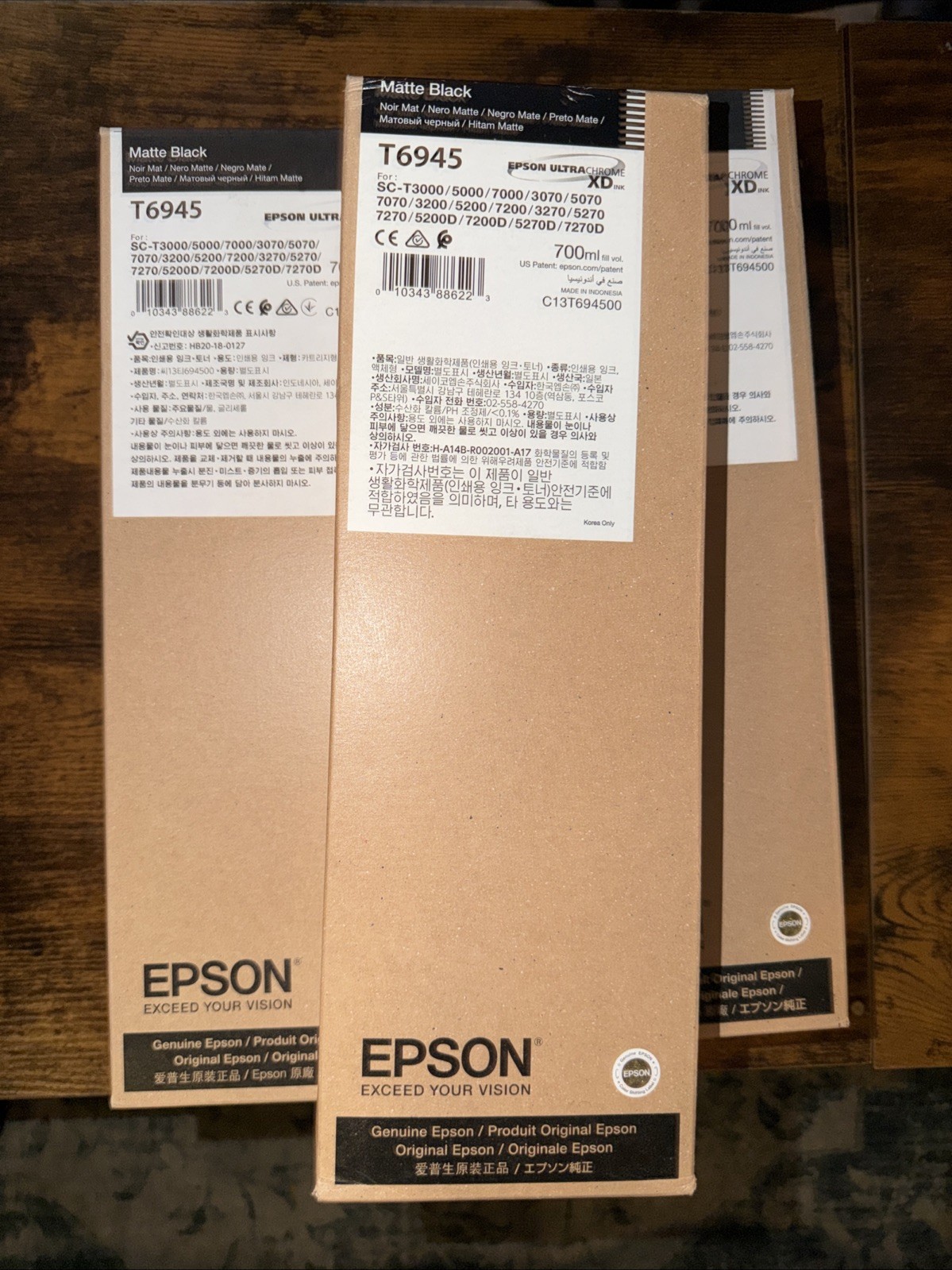 Epson UltraChrome XD T6945 Matte Black Ink Cart T694500 (700ml)