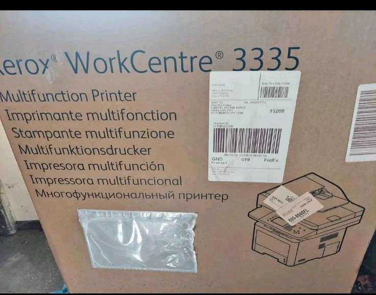 Xerox WorkCentre 3335/DNI Multifunction Monochrome Printer | Brand New