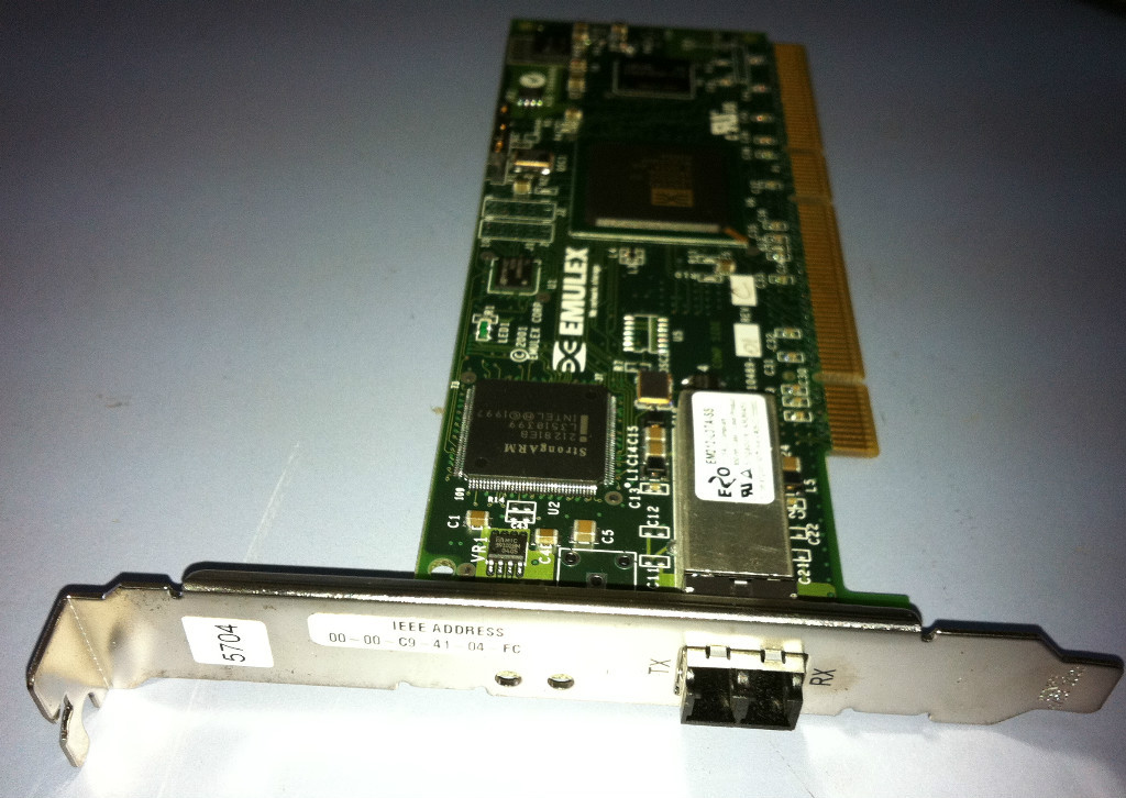 2x IBM FRU 00P4297 2Gbps FC PCI-X Card 00P4295 Emulex FC1020042-10A