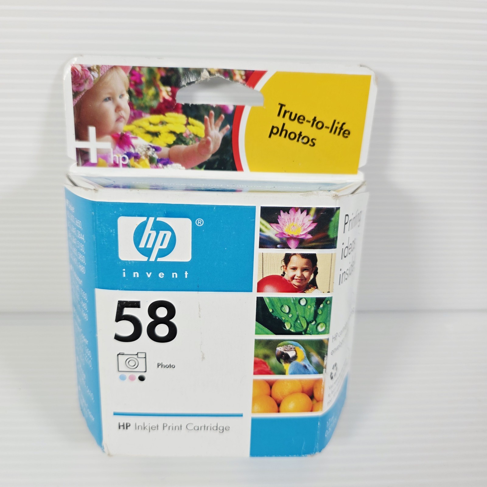 HP Invent Photo 58 Inkjet Print Cartridge - Brand New Sealed 