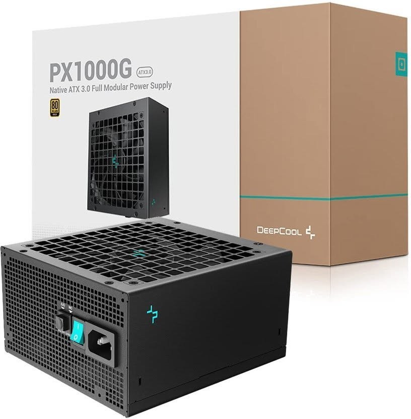 DeepCool PX1000G 1000W ATX 3.0 80 Plus Gold Modular PSU New Sealed