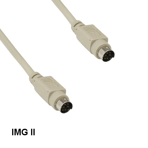 [Lot10] 6Ft MDIN 8 8Pin Male to Male Cable Shielded for Mac Imagewriter II Print