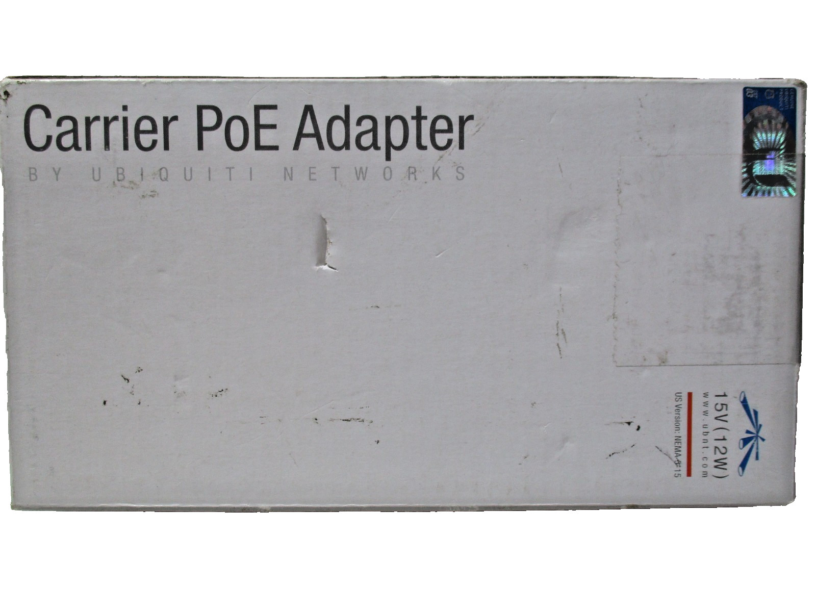 Ubiquiti Networks Carrier PoE Adapter 15v (12w) US Version