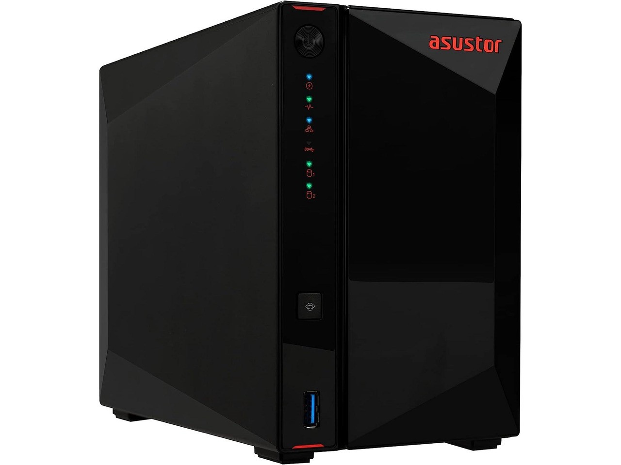 Asustor Nimbustor 2 Gen2 AS5402T 2 Bay NAS, Quad-Core 2.0GHz CPU, Dual 2.5GbE