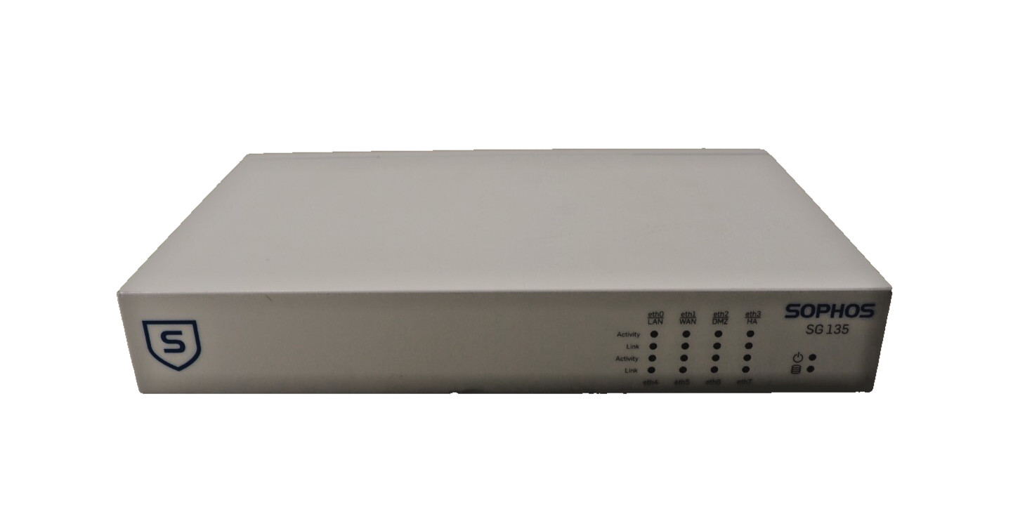 Sophos SG135 Rev. 2 Security Appliance Firewall w/ PSU