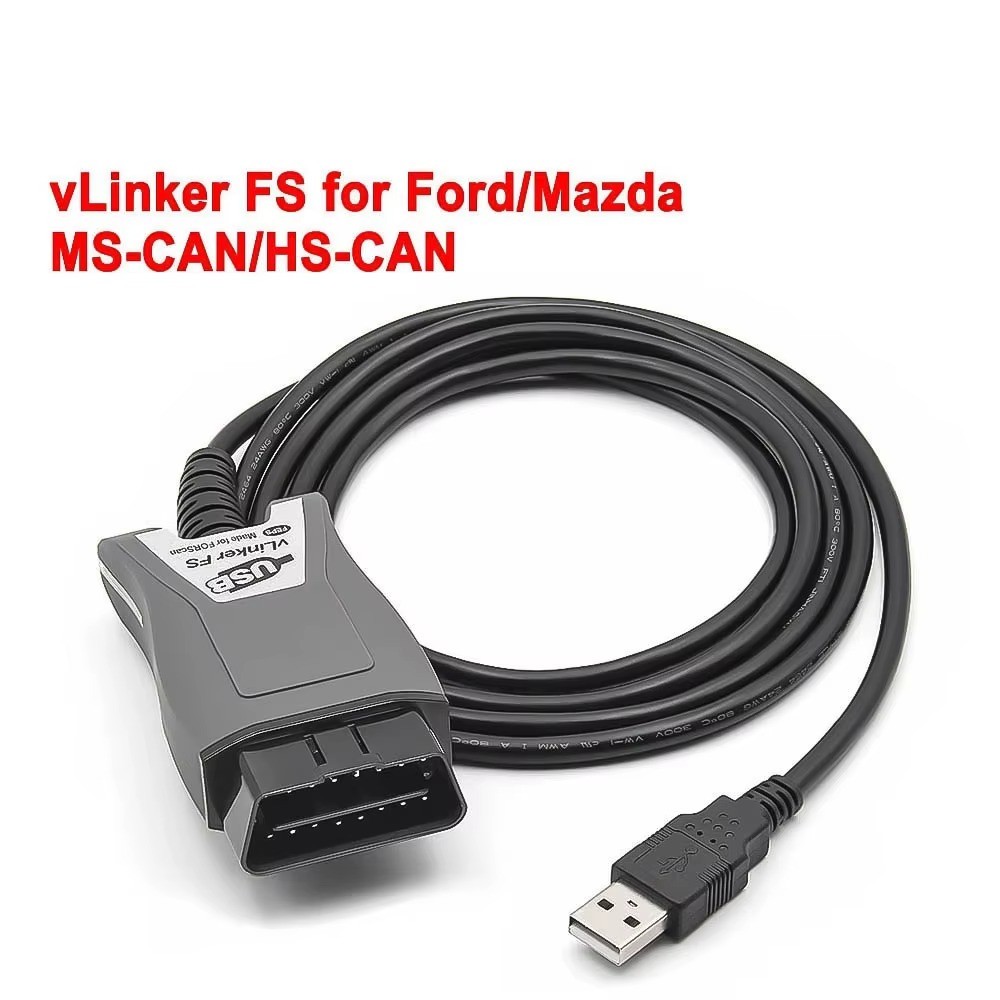 Vgate vLinker FS ELM327 USB OBD2 Scanner for Ford Mazda FORScan HS/MS-CAN