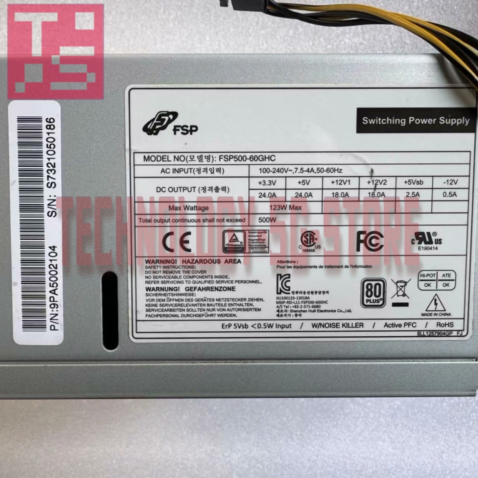 FSP FSP500-60GHC Industrial control computer power supply# 1pcs New In Box