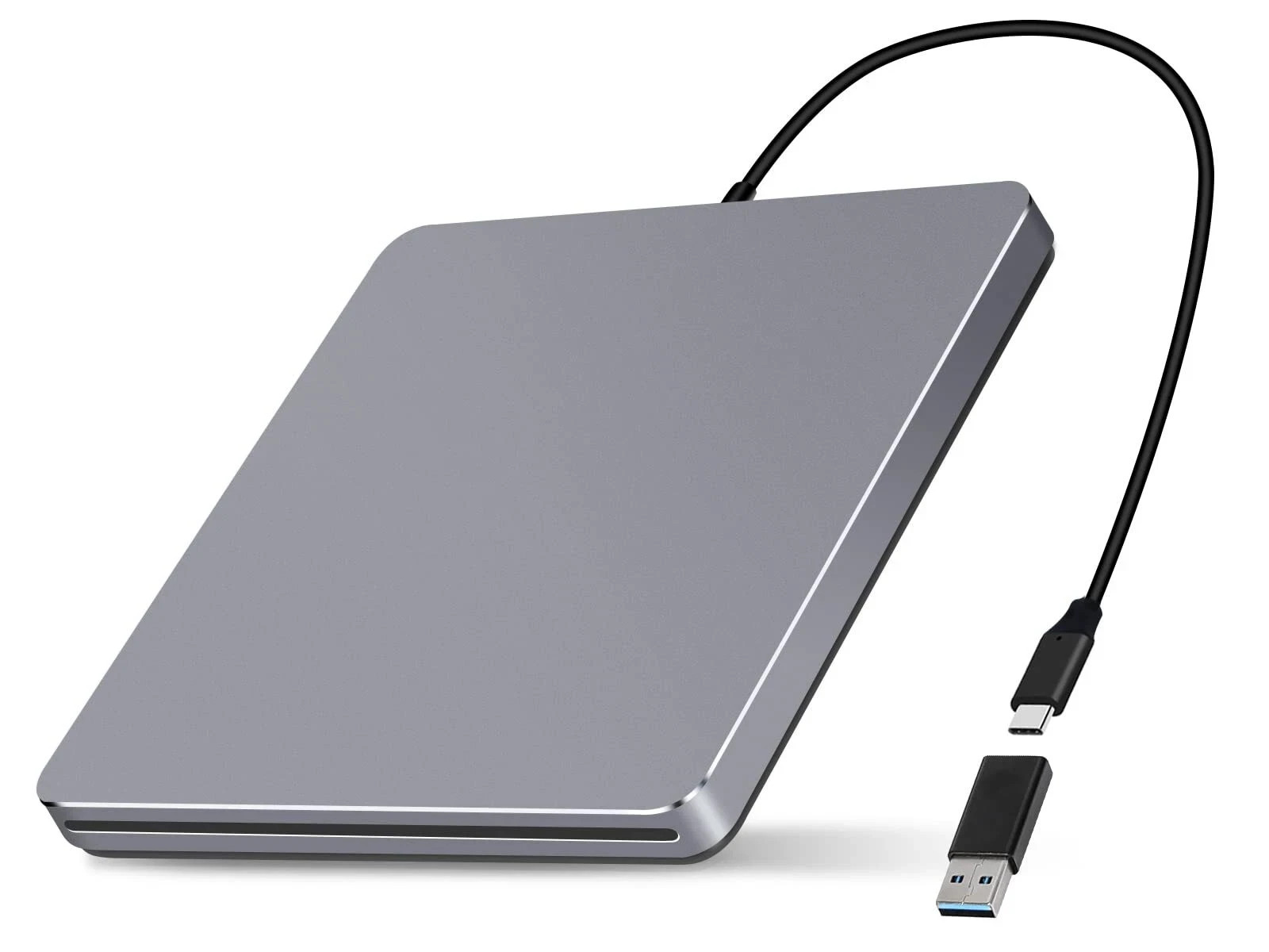 External DVD Drive USB C SuperDrive for Apple, Slot-in CD Drive for Mac, Port...