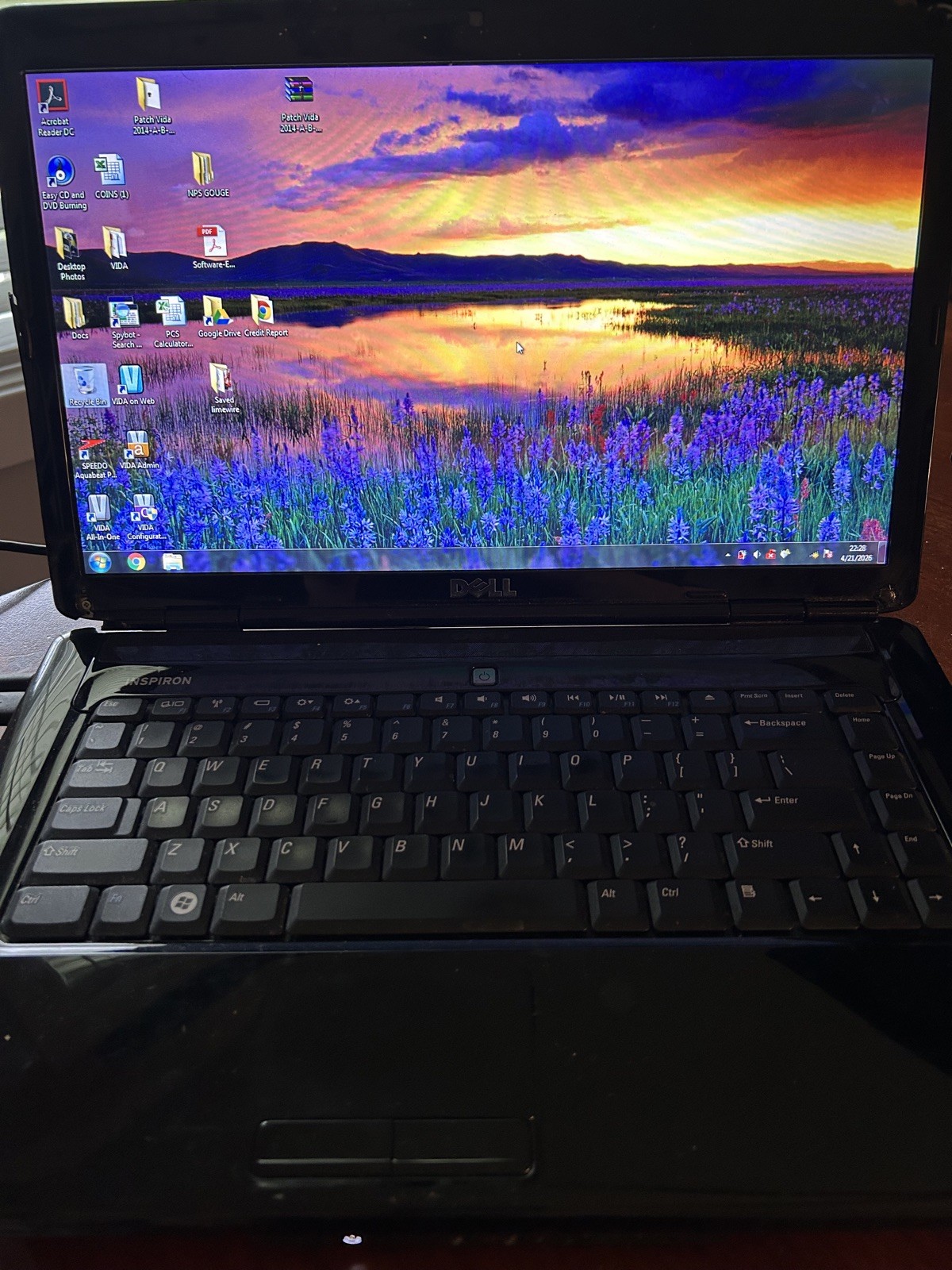 Dell Inspiron 1545 Pentium Dual Core intel T4400 2.20GHz 4GB WIFI DVD NO HDD