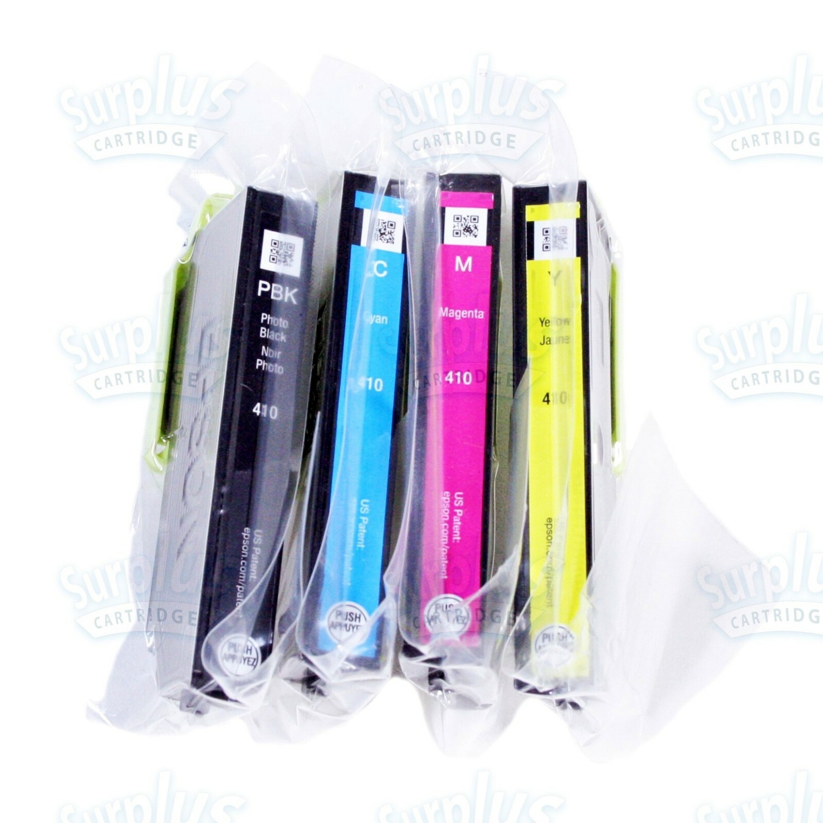 4pk Genuine Epson 410 Photo Black & Color XP530 XP630 XP830 XP640 XP635