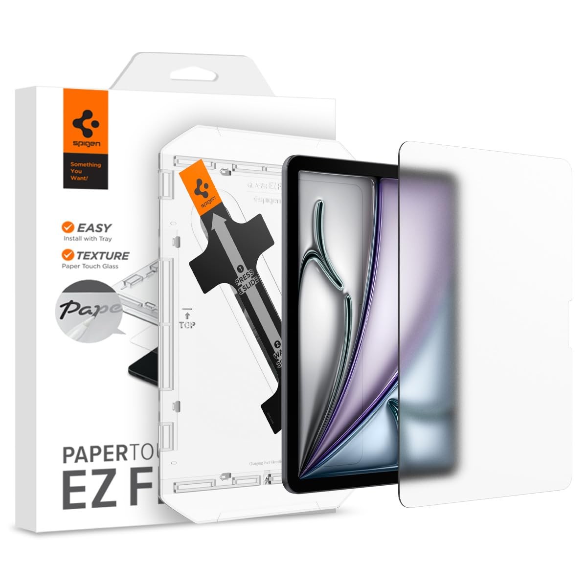 Spigen GlasTR EZ FIT Screen Protector for iPad Air 11" M2-M4 (2024-2026)