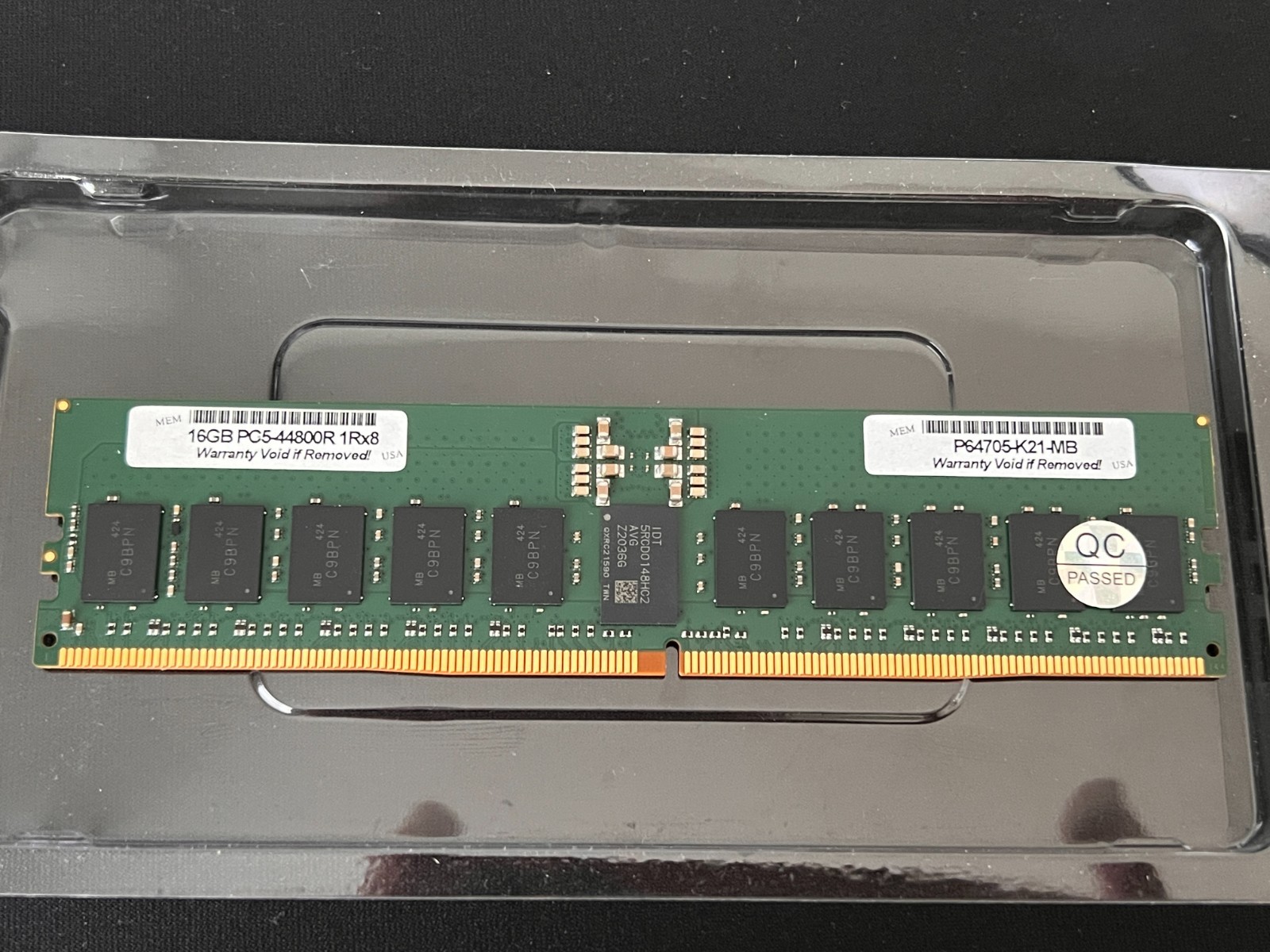 HPE Compatible 16GB 1Rx8 PC5-44800R DDR5  Server Memory P64705-K21-MB