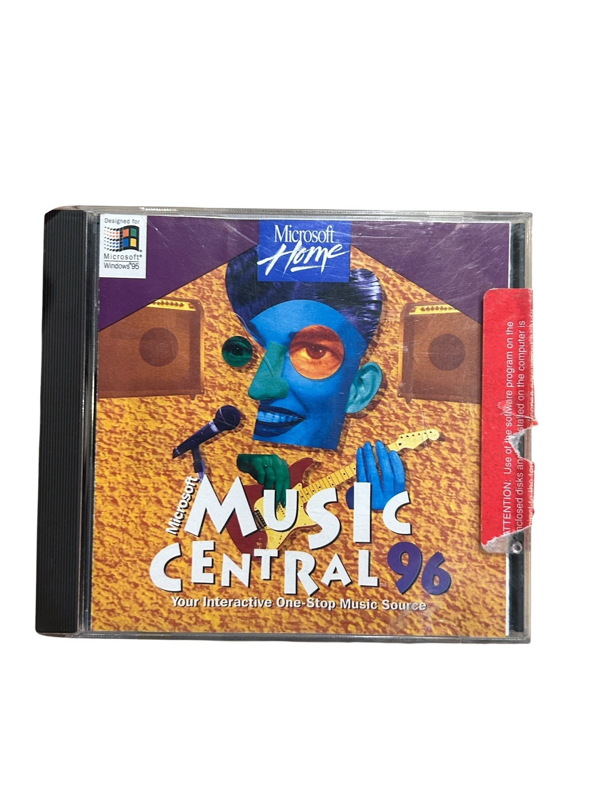 Microsoft Home Music Central 96 CD-ROM Vintage