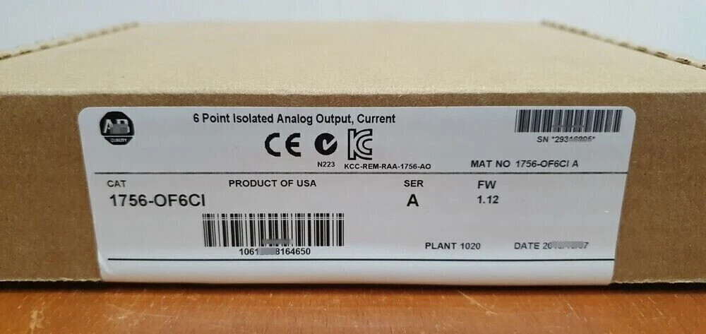 3PCS Brand New In Box 1756-OF6CI ControlLogix Isolated Output Module