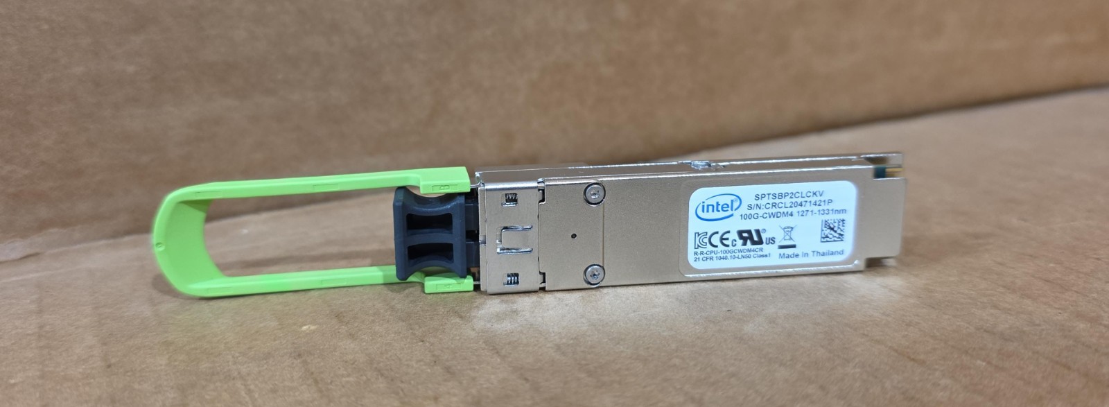Intel SPTSBP2CLCKV 100G-CWDM4 1271-1331NM Optical Transceiver