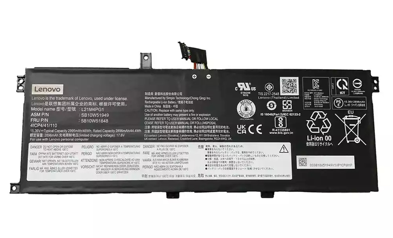 Genuine Battery L21L4PG1 L21M4PG1 L21C4PG1 For Lenovo ThinkPad L13 Yoga Gen3 New