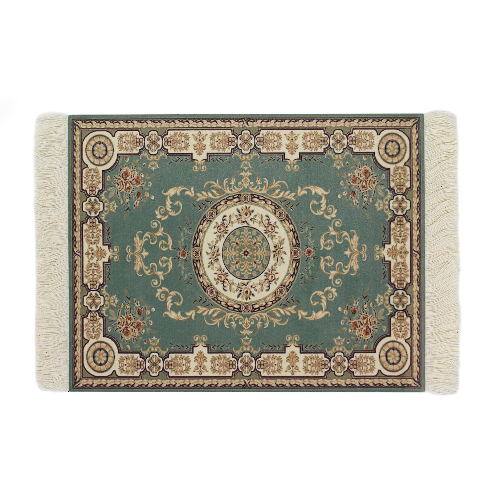 Persian Style Carpet Mouse Pad, Several Images (Oriental Green)