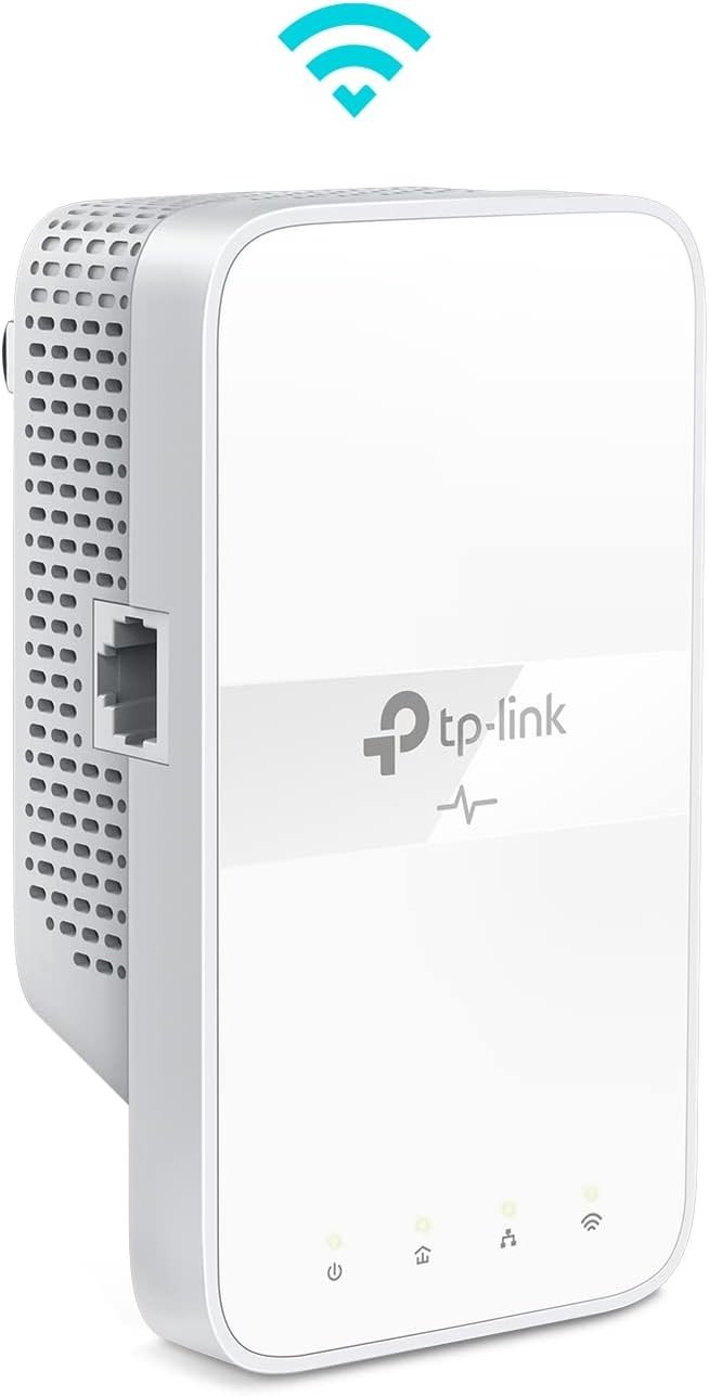 TP-Link TL-WPA7617 AC1200 Dual Band Powerline WiFi Extender Gigabit Port White