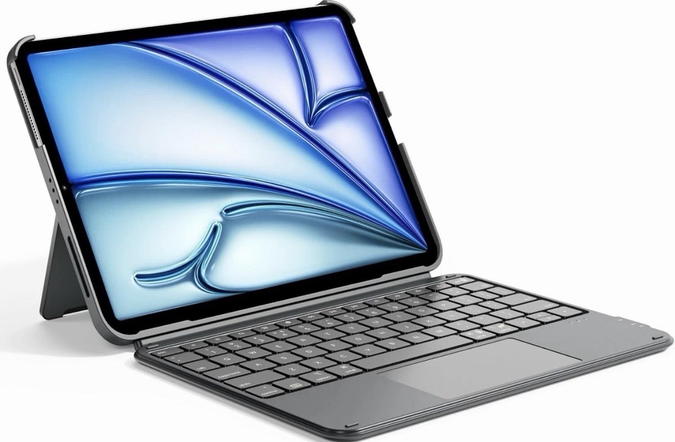Inateck for iPad 10th Generation Case with Keyboard,Ultralight Gray 