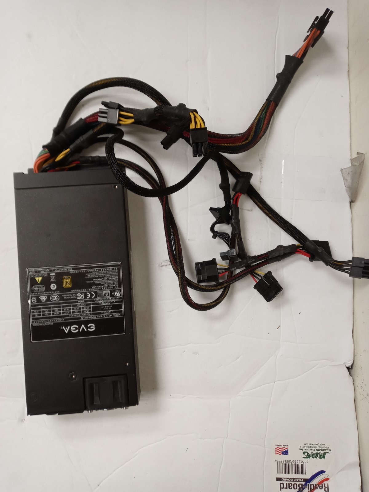 EVGA FSP500-501UN 500W 1U Server Industrial Medical Equipment Power Supply