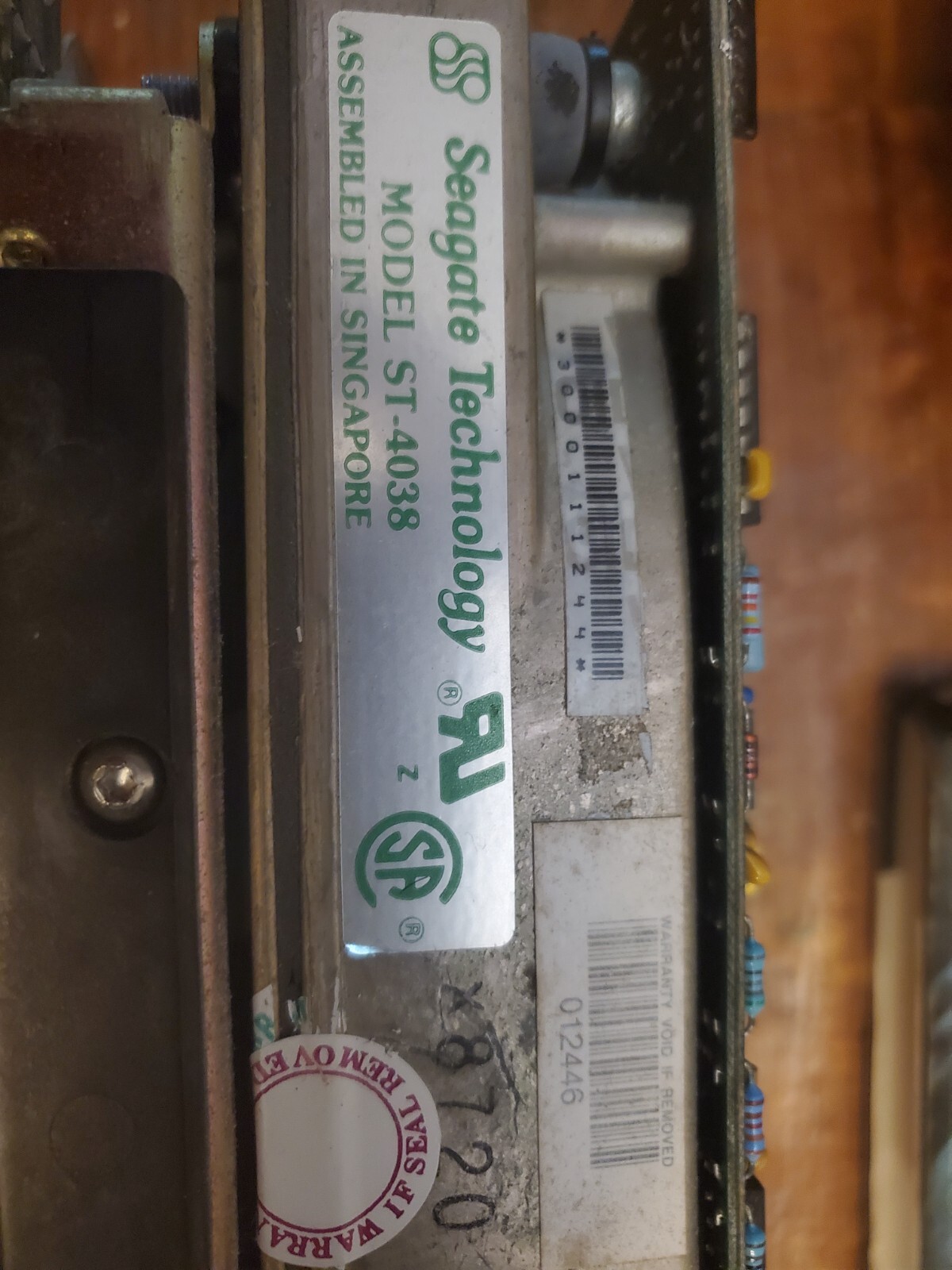 Seagate Legacy 30.7MB Internal 3600RPM (ST4038) HDD