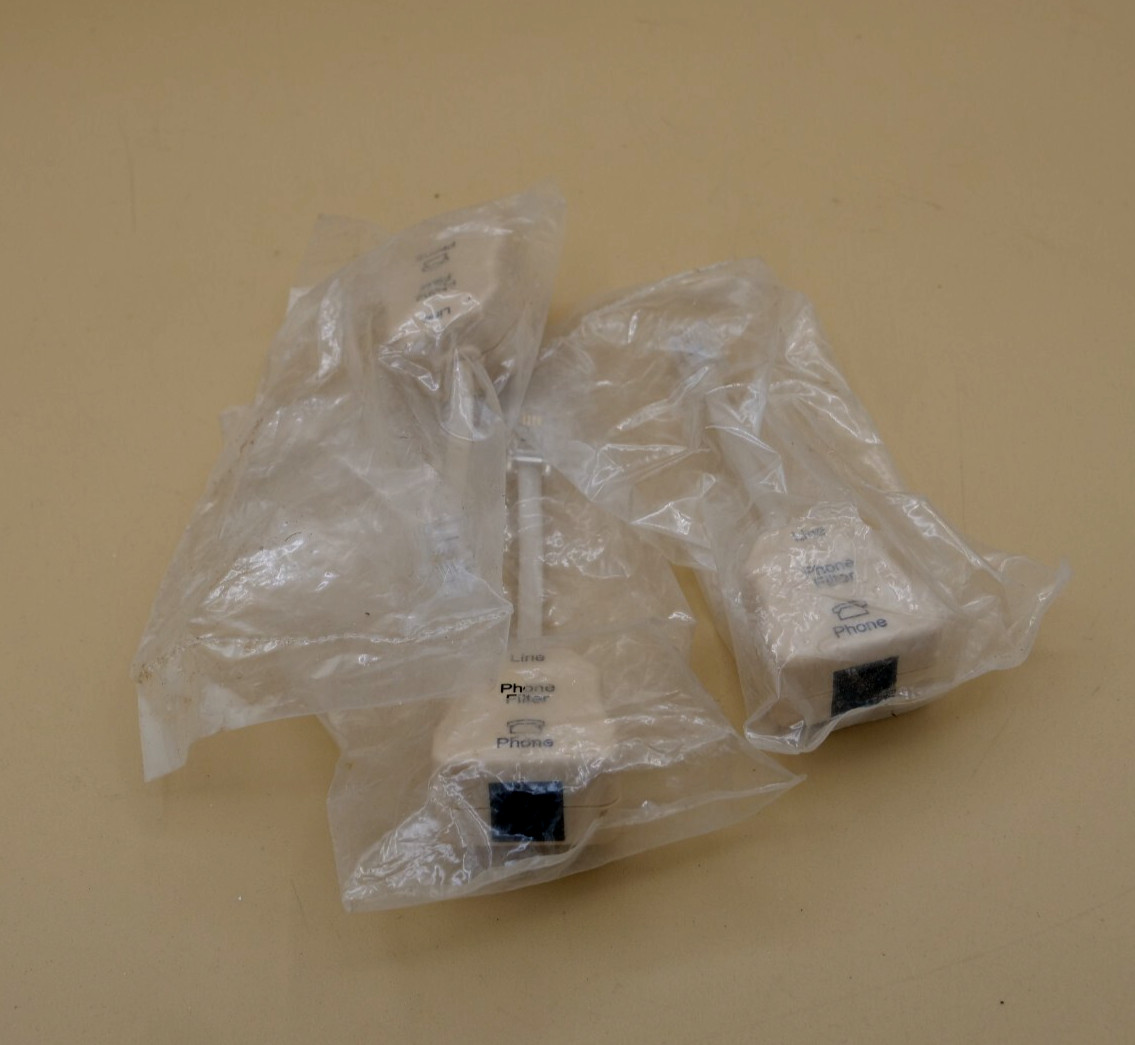 LOT OF 3 DSL PHONE FILTER