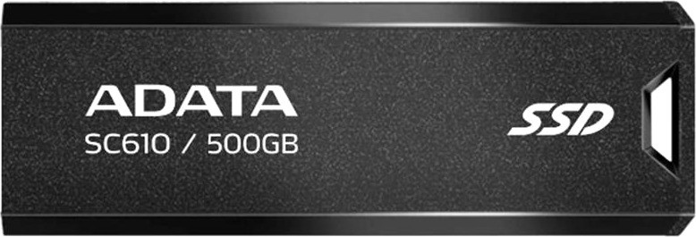 ADATA SC610 500GB-USB-A 3.2 GEN 2 Portable External SSD