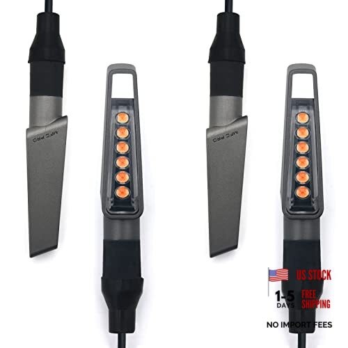 Mini Led Turn Signal Lights for MT-07 MT-09 FZ-09 No Sequential Space Grey-4pcs