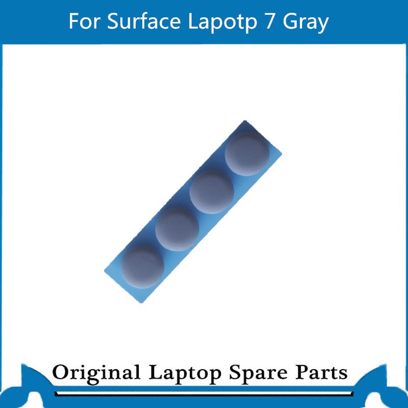 4pcs New For Surface Laptop 7 2023  Rubber feet  Bottom Case Feet Gray Sliver
