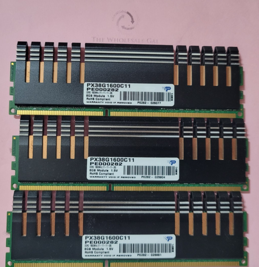 Patriot Viper Xtreme 32GB (3x8GB) PC3-12800 DDR3-1600 Desktop RAM PX38G1600C11