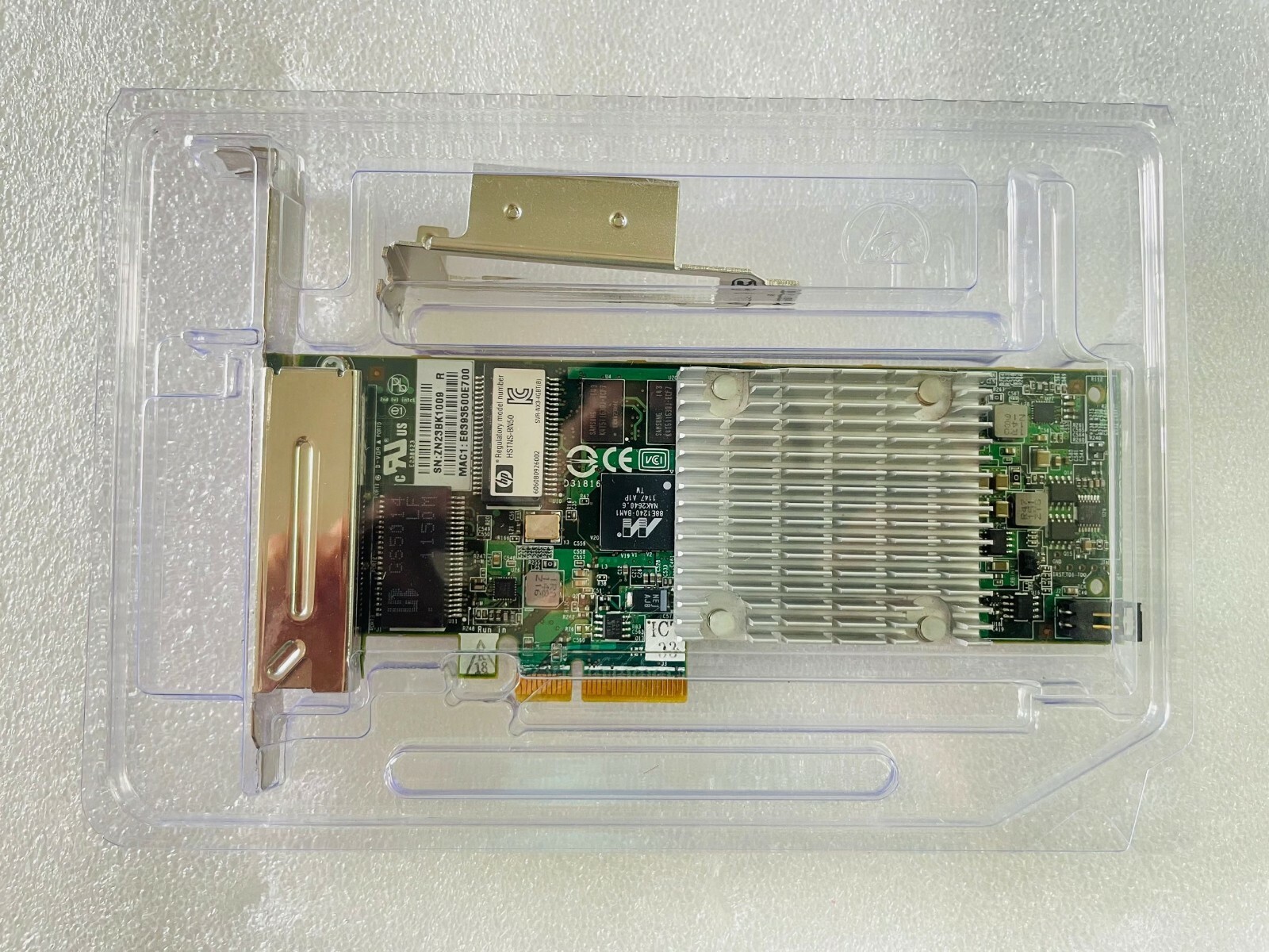 HP NC375T PCI Express Quad Port Gigabit Server Adapter 539931-001/538696-B21