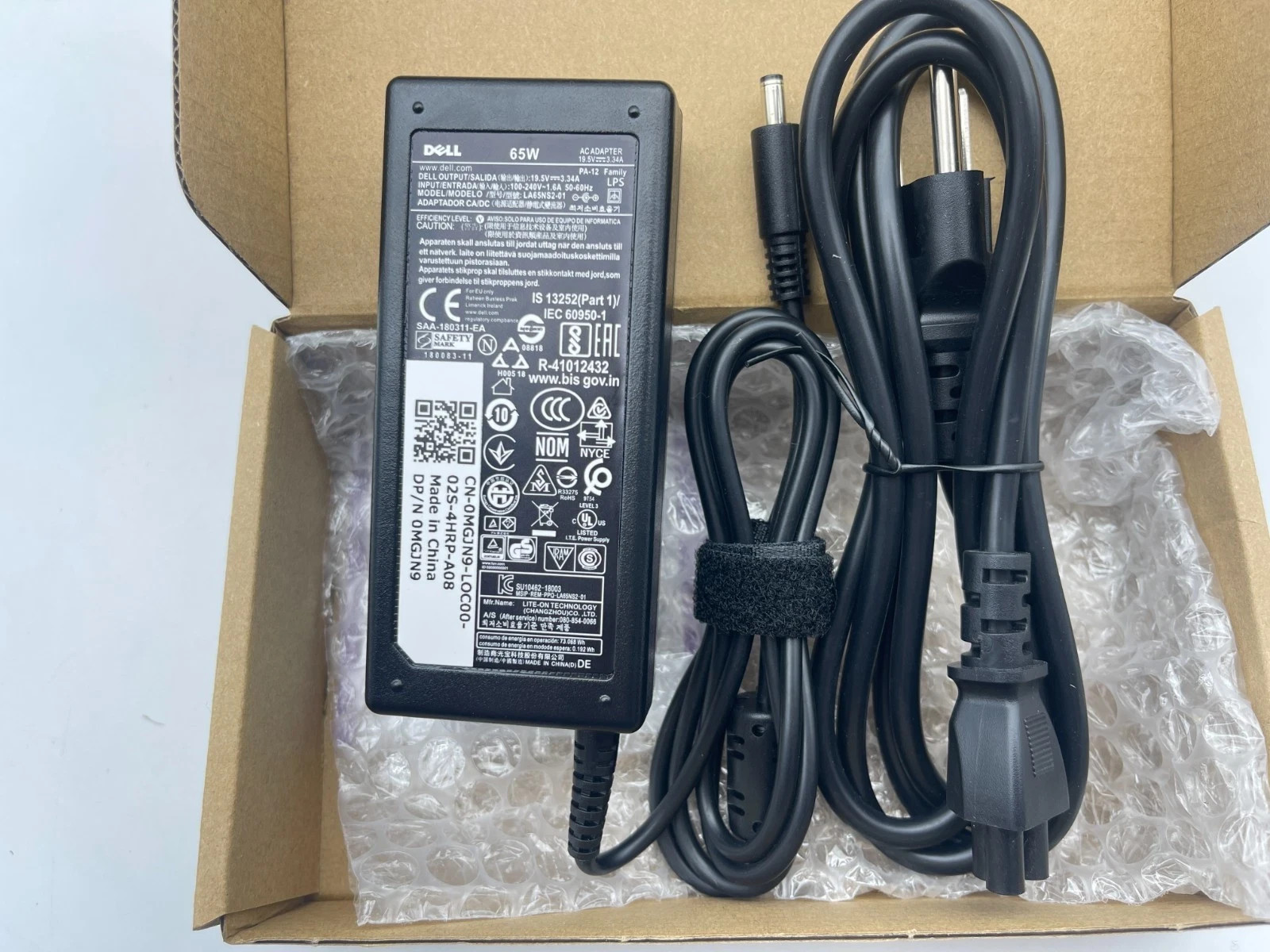 Genuine 65W Charger Adapter For Dell Latitude 3550 3590 3400 3520 3410 4.5*3.0mm